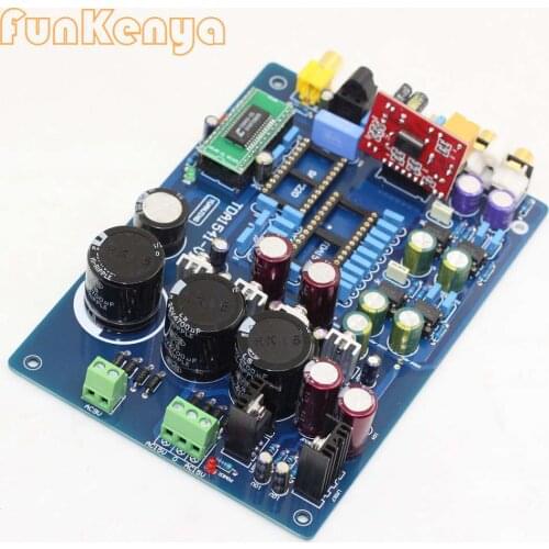TDA1541 Fiber Coaxial Decoding Board CS8412+NE5534 With USB PCM2704 Module