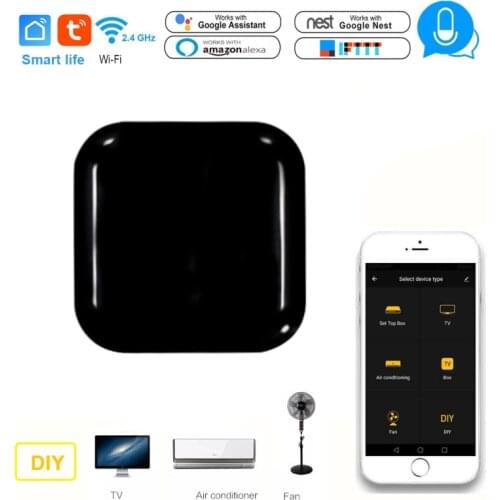 Universal IR Smart Remote Control Wifi Infrared Tuya Smart Life APP For Air Conditioner TV DVD Work With Alexa Google Assistant