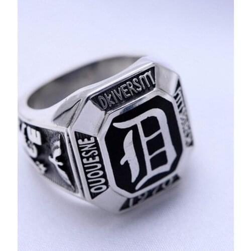 925 Sterling Silver Hand Jewelry 1970 University Commemorative Edition Honor School Ring