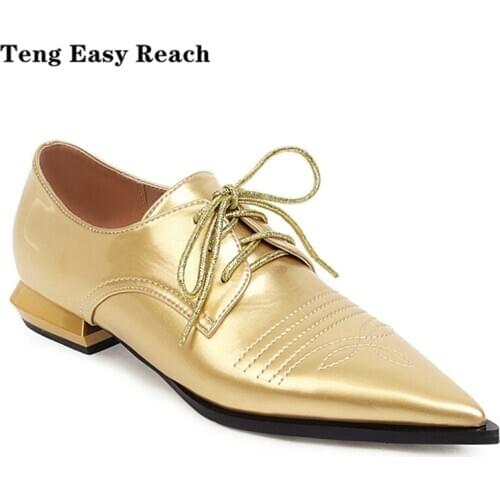 2020 new arrival single shoes women pumps lace up pointed toe spring summer comfortable casual shoes ladies big size 35-45