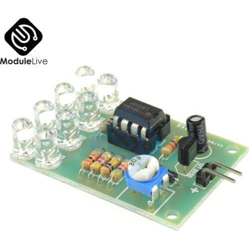 12V Breathe Light LED Flashing Lamp Parts LM358 Chip Electronic DIY Module Board