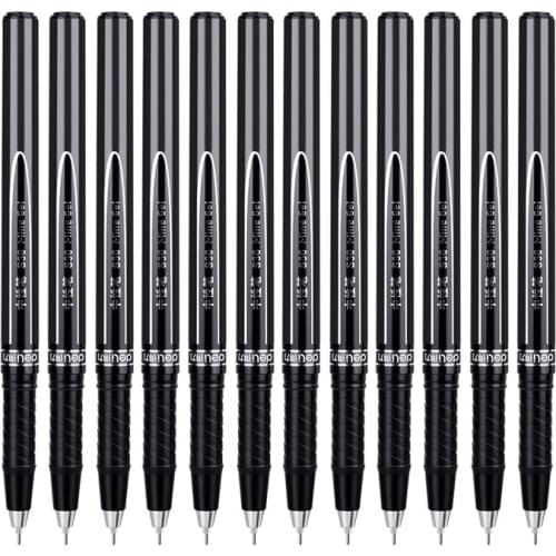 2pcs Gel Pen Classic Black Gel Pen School Student Writing Stationery Office Stationery Writing Supplies Qality Black Gel Ink