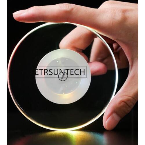 50pcs Led Light Coaster Cocktail Cup Pad Mat Drink Coasters Flash Bar Bartender Lighting Base Lamp Acrylic Crystal