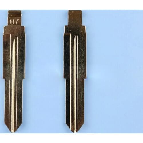 7# Replacement Flip Remote Key Blade Car Key blank For Mitsubishi Lancer Galant Outlander Pajero Remote Key(Right Slot)