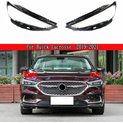 Car Headlight Fog Light Lens Cover Shell Headlamp Lenses Cover Lampshade Glass Lampcover Caps For Buick Lacrosse 2019-2021