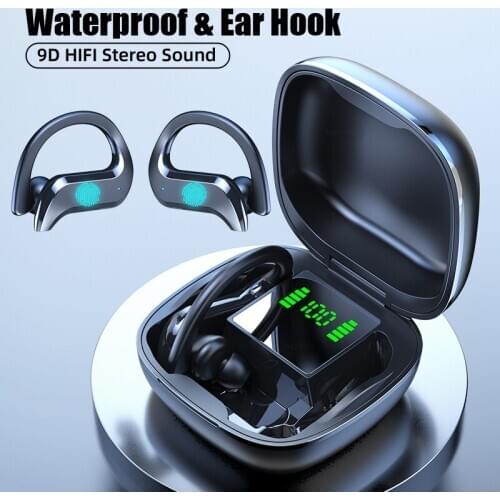 Wireless Bluetooth Earphone Sports Waterproof Wireless Earbuds TWS Touch Control Headphones TWS Earbuds With Microphone