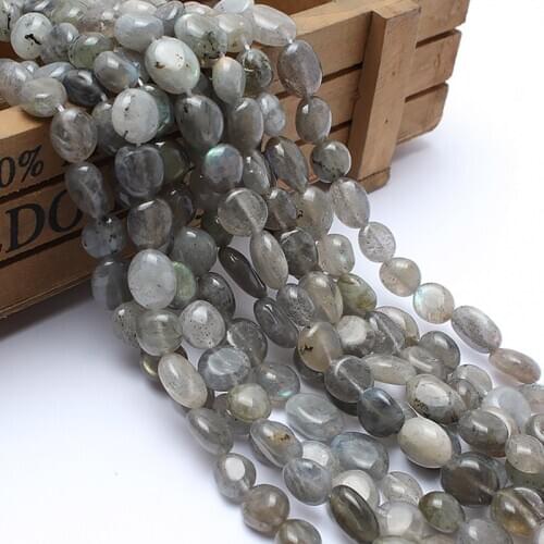 8-10mm Natural Stone Beads Irregular Labradorite Stone Loose Beads For Jewelry Making Bracelet Necklace 15'' Strands