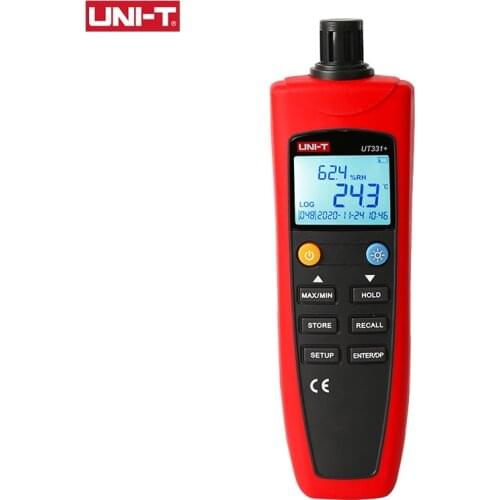 UNI-T UT331+ UT332+ Digital Thermometer Hygrometer Temperature Humidity Measuring Instruments For Food High Precision