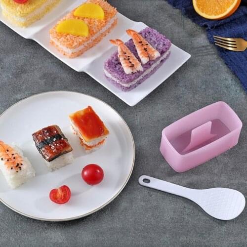 DIY Sushi Mold Onigiri Rice Ball Food Press Sushi Maker Mold Sushi Kit Childrens Food Tool Supplement Kitchen Bento Accessories
