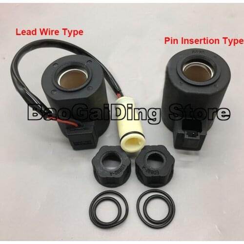 Volvo Excavator Fittings Solenoid Valve Coil EC210/240/290B Rotary Safety Lock Pilot Solenoid Valve