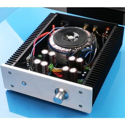 Custom finished machine handmade TDA7293 super heat double 100W high power professional fever amplifier / home monitor