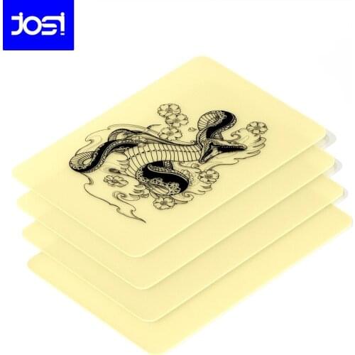 JOSI 25/30Pc 1mm Thickness Practice Tattoo Skin Silicone Permanent Makeup Eyebrows Microblading Blank Double Sides Practice Skin