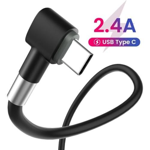 Micro USB Cable Game Cable Elbow Fast Charging USB Type C Cable For Samsung Xiaomi HTC USB Charger Data Cable Mobile Phone Cable