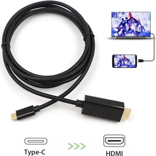 USB C to HDMI Cable Type C to HDMI Cable USB 3.1 Cable Support 4Kx2K 1.8 Meters