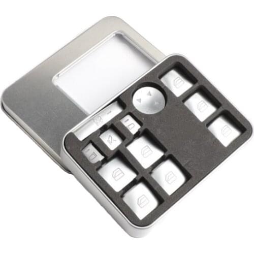 Car Window Lifter Button Frame Cover Control Switch Button Sticker Shell Protector Interior Decoration for Tesla Model X S