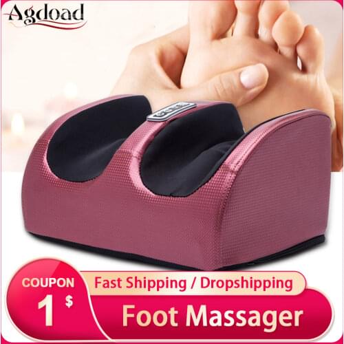 Foot Massage Machine Electric Shiatsu Foot Massager Heating Therapy Foot Massage Roller for Relief Leg Fatigue Women Men Gift