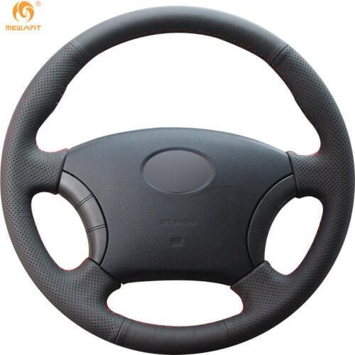 Mewant for Great Wall Haval Hover H3 H5 Wingle 3 Wingle 5 Artificial Leather Car Steering Wheel Cover Accessories
