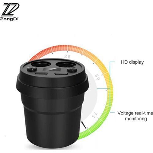 ZD 3.1A Multi-function Car Charger Cigarette Lighter For Mercedes W203 W211 W204 W210 Benz BMW F10 E34 E30 F20 X5 E70 Accessorie