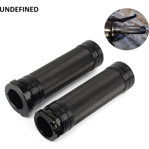 Motorcycle Black 1"25mm Hand Grips Aluminum For Harley Sportster 883 1200 XL VRSC Touring Dyna Softail Custom 96-UP Handle Bar