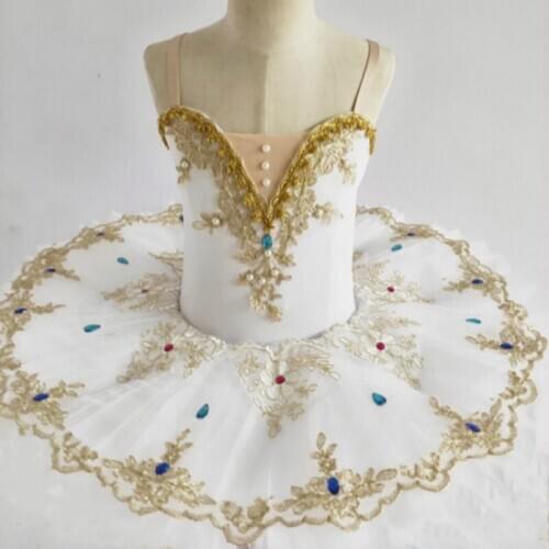 New Children Ballet Costumes Professional Ballet Pancake Tutu Adult Girls Ballett Swan Lake Dress Women Figure Skating Dress