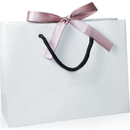 NEW Gift Big Bag Original Charm Ring bBacelet Earrings Necklace Wite Temperament Handbag Storage Protect Bag Jewelry Atmosphere