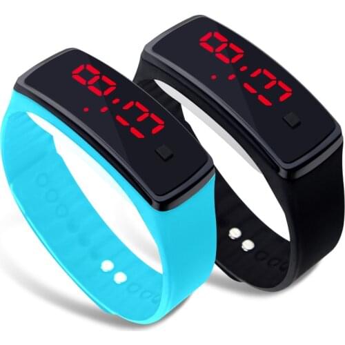 New LED Display Digital Sports Children Watches Women Hot Silicone Strap Kids Watches Girls Boys Wristwatch Reloj de hombre