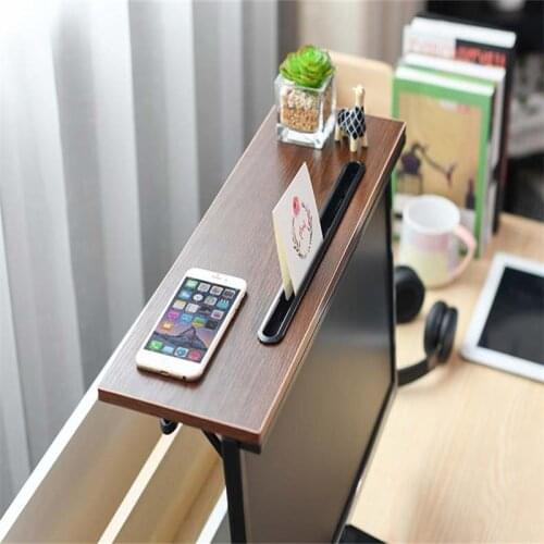 Free Punch Office Computer Rack Simple Desk Plant Shelf Indoor Wood Flower Stand PC Monitor Rack Desk Space Expansion