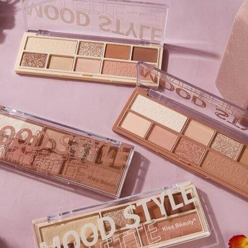 8 Colors Eyeshadow Palette Highlight Shimmering Naturally Long Lasting No Smudging Eye Shadow SK88