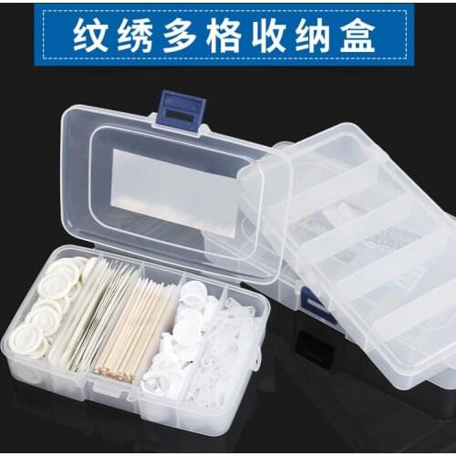 Microblading Plastic Multi-Cell Storage Sub-Packing Tattoo Supplies Tool Portable Ring Ink Cup Finger Sleeve Needle Tips Box