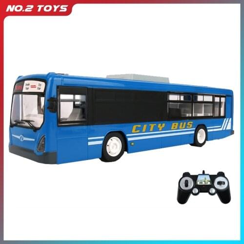 CONUSEA 1/14 RC Truck Bus Off-Road Remote Control Simulated Sounds Toys LED Lights Rechargeable Electronic Truck for Kids
