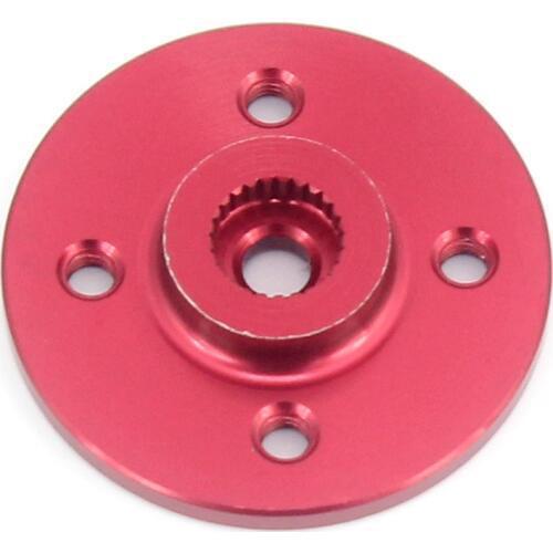F07822 1 Piece CNC Aluminum Alloy Servo Plate Round Disc Horn 25T Red Color for FUTABA TOWER Series + FS