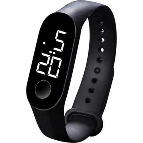 Sports Fitness Bracelet Smart Watch LED Electronic Sports Luminous Sensor