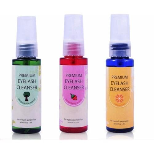 PREMIUM EYELASH CLEANSER 40ml Eyelash Extension Pre-treatment Cleaning Liquid Eyelashes Pretreatment Liquid Remove Impurities