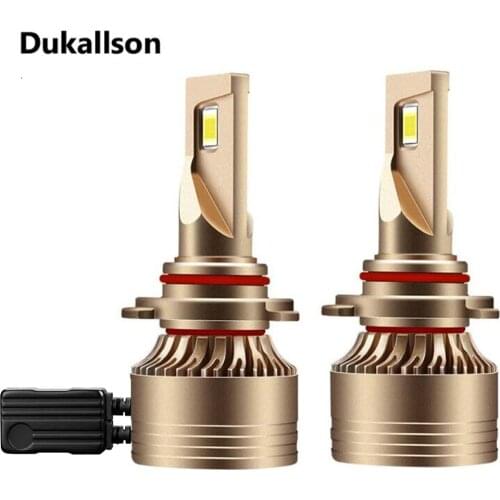 Dukallson Led H4 H7 H1 H3 H11 H13 9005 9006 9007 Auto Headlamp Mini Size 110W 30000LM 6500K Decoder Plug and Play Car Headlight