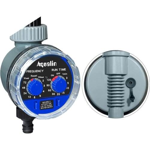 Upgraded Version Garden Water Timer with Rain Sensor Hole Garden Irrigation Controller Watering Tools #21025A