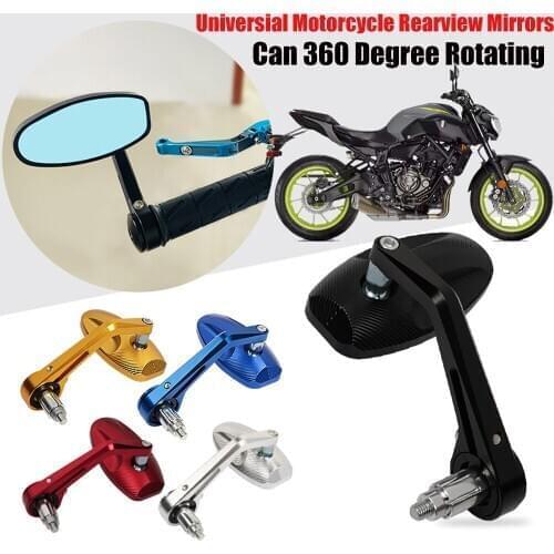 Motorcycle Bar End Rearview Mirrors Side Rear View Mirror For Honda Suzuki Yamaha MT 07 MT07 MT 09 XMAX Kawasaki Z1000 ER6N