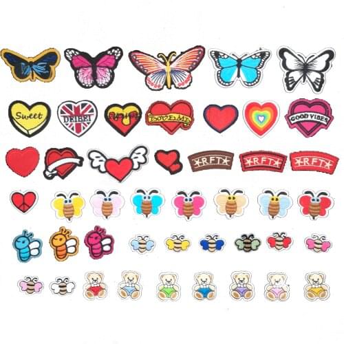 A variety of bear patch badge embroidery childrens jeans jacket DIY clothing craft supplies material accessories 1PCS for sale