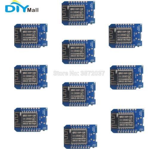 10pcs/lot For Wemos D1 Mini V2.2.0 WiFi ESP8266 ESP-12S Development Board IOT Internet of Things