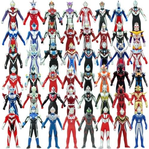 13cm Ultraman Geed Belial Zero Soft glue toys Orb joints move childrens toys and other more than 50 kinds of puppets