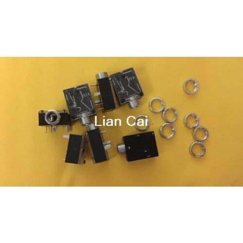 20PCS 3.5mm 1/8 Female Audio Connector 5 Pin DIP Stereo Headphone Jack PJ3024M