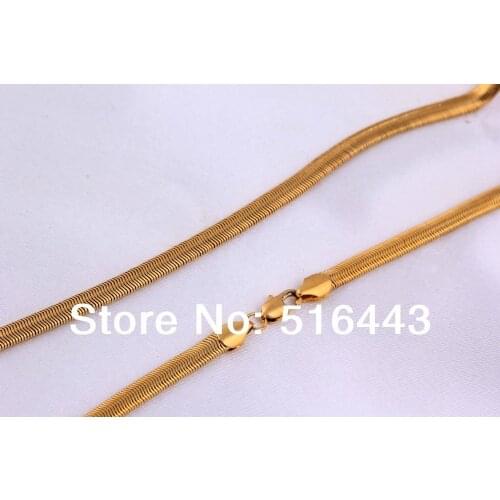 3PCS Top Jewelry Fashion 18K Gold Plated Womens Mens Costume Snake Necklaces Wholesale Jewelry Lots A978