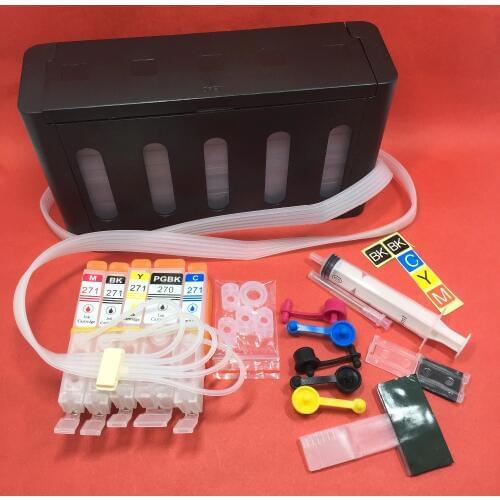 5 color CISS ink cartridge PGI-270 CLI-271 PGI-270XL with chip for Canon PIXMA MG5720 MG5721 MG5722 MG6820 MG6821 MG6822 MG7720