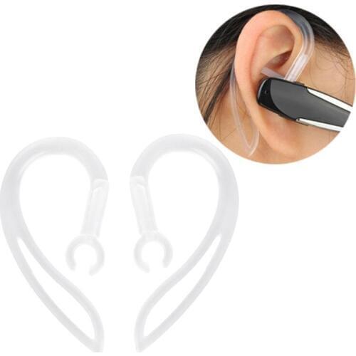 5mm Bluetooth Earphones Transparent Soft Silicone Ear Hook Loop Clip Headset