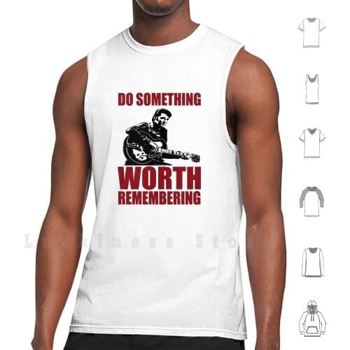 Elvis Presleys-Do Something Worth Remembering Tank Tops Vest Sleeveless Presley Mens Elvis Presley Elvis Presley Art