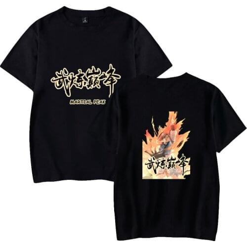 Martial Peak Letter Printed Graphic T Shirts Women Men Summer Short Sleeve Casual T-shirts Streetwear Clothing Women