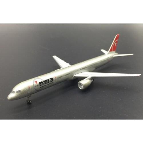 Gemini jets 1:400 Bo eing 757 Northwest Airlines boutique aircraft model toys for children kids toys gift bulk