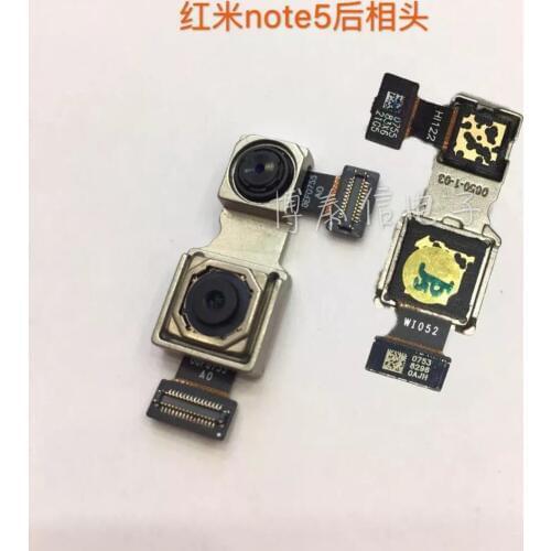 Good For Xiaomi Redmi Note 5 Axisinternational Rear Back Big Camera Module Flex Cable For Redmi Note 5Pro Front Small Camera