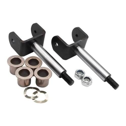 Front End King Pin Repair Kit for Club Car Precedent Golf Cart 04+ 103638601 (2 Pcs King Pin & Bushing Kit)