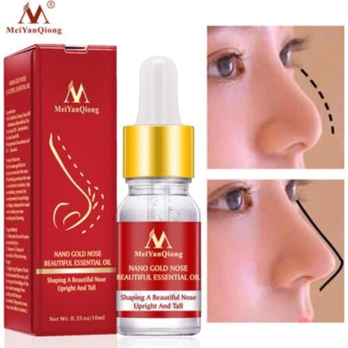 MeiYanQiong Nose Essential Oil Up Heighten Rhinoplasty Collagen Firming Moisturizing Nose Serum Reshape Natural Face Skin Care
