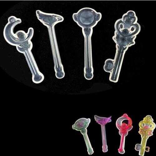 1PC Magic wand Craft DIY Transparent UV Resin epoxy Silicone Combination Molds for DIY Making Finding Accessories Jewelry